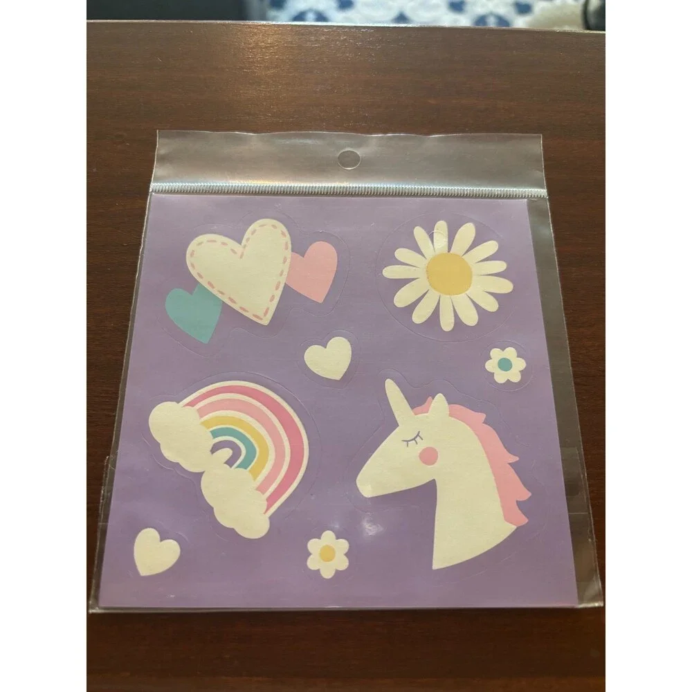 Pottery barn School BACKPACK LARGE Rainbow Unicorn Parade Heart Travel pink girl